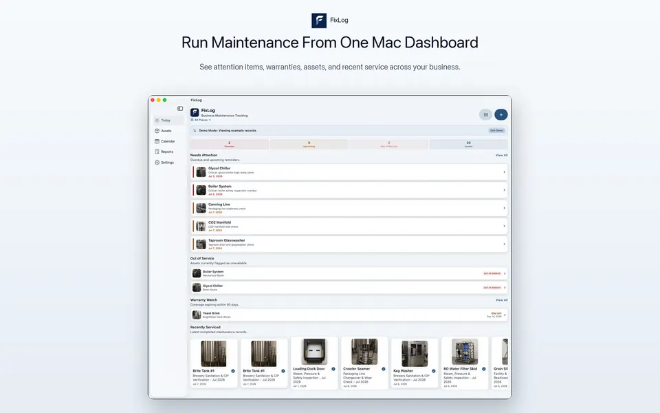 Around The House Mac dashboard showing home overview